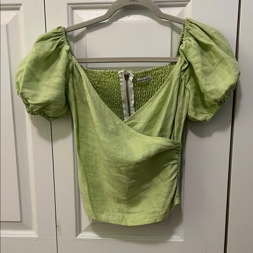 Reformation Framboise Top